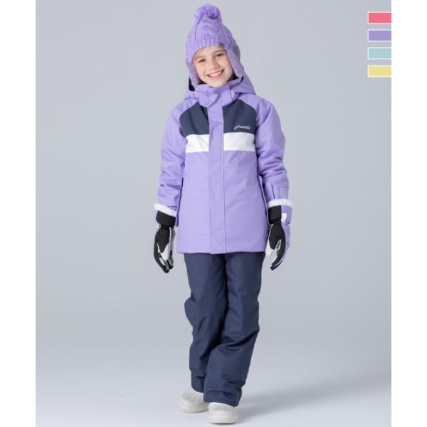 phenix フェニックス Round Flap Two-piece ラウンドフラップツーピース 最大20cmサイズ調整可能 キッズ 子供用 スキーウェア スポーツウェア スノボウェア