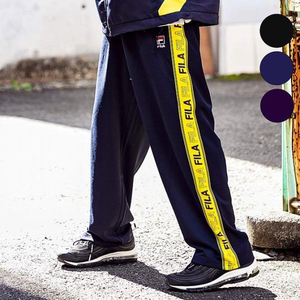 FILA（フィラ） FILA HERITAGE(フィラヘリテージ)ワイドトラックパンツ