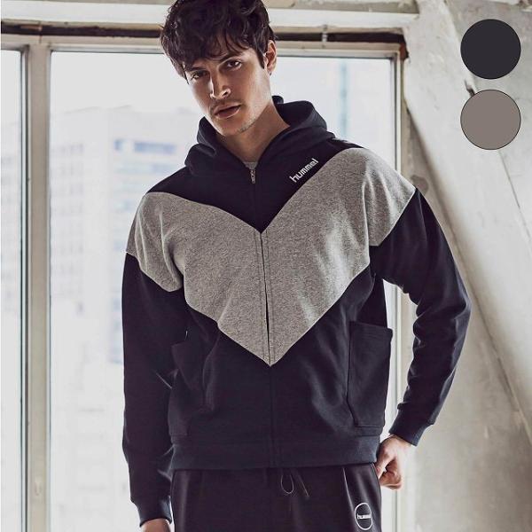 hummel ブラック ジップアップ Lサイズ hummel PLAY スウェットジップパーカー｜hummel｜ヒュンメル公式