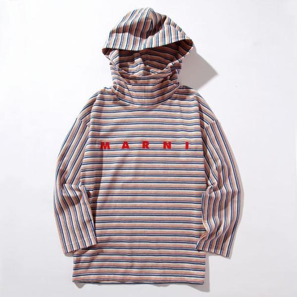 ナチュラ MARNI マルニ 長袖 切替 シャツワンピース ブランド 子供服