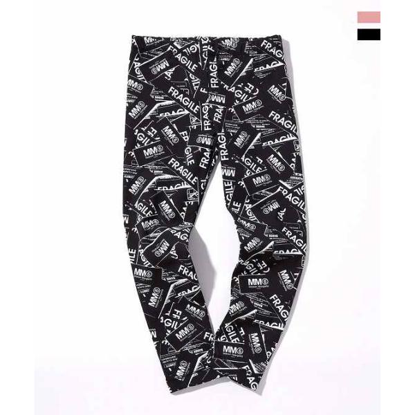 MM6MAISONMARGIELA メゾンマルジェラ/レギンス¥3万新品 MM6 Maison Margiela エムエム6 メゾン マルジェラ ブランドロゴ