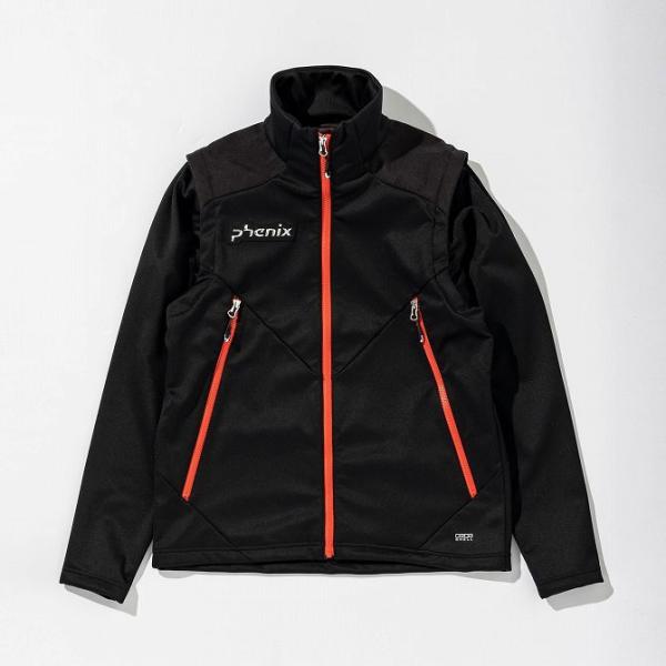 新品★PHENIX ソフトシェルジャケット Lサイズ 黒 定価19,800円 フェニックス（PHENIX） SOFT SHELL JACKET ソフトシェルジャケット