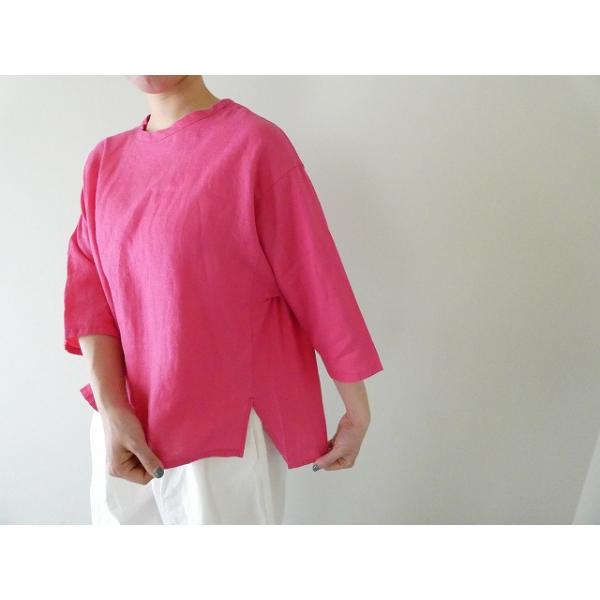 ichiAntiquite's(イチアンティークス) カラーリネンプルオーバー