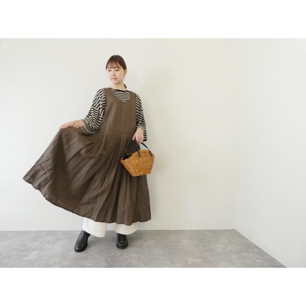 homspun(ホームスパン) リネンバイオノースリーブワンピース(261-1624