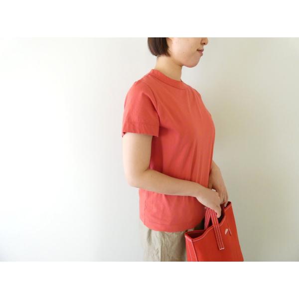 homspun(ホームスパン) 天竺半袖Tシャツ (3)バーミリオン(261-6271)