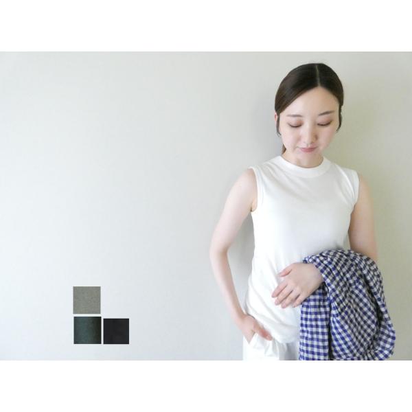 homspun(ホームスパン) 40/1フライスノースリーブ(262-6576)