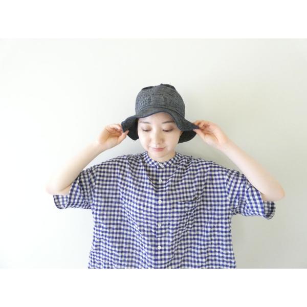 【ご予約】LinenYa(リネンヤ) バンドカラー半袖シャツ(AS224RC)