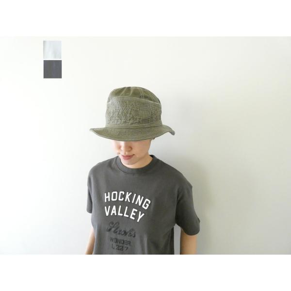 BLUE LAKE MARKET(ブルーレイクマーケット) アメリカンドライ天竺ヘムラウンドプリントTee　HOCKING VALLEY(B-521035)