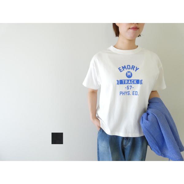 【SALE】BLUE LAKE MARKET(ブルーレイクマーケット) アメリカンドライ天竺ベーシックプリントTシャツ EMORY M TRACK-57 (B-521046)