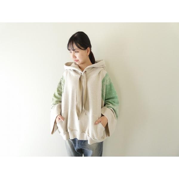 KAPITAL(キャピタル) TOP裏毛バンダナデビルフードパーカー(K2510LC095