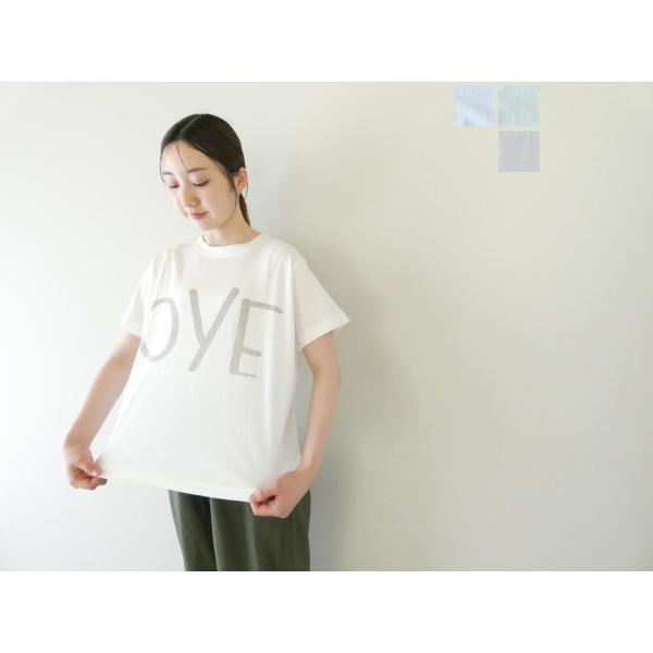 tumugu(ツムグ) ラフィー天竺プリントTシャツ  OYE(TC26202)