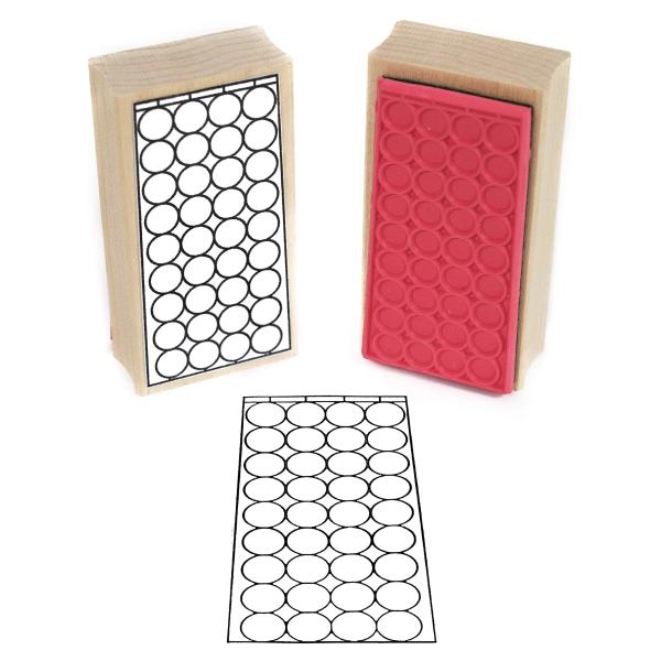 【商品概要】弦楽器用運指スタンプ。楽譜やノートに、楽器のテンプレートをスタンプで押し付け、ペンや鉛筆などで任意の部分を塗りつぶして下さい。これで多くの時間を削減できます！寸法は3.81cm × 6.35cm。本体は手触りの良い木製なので安心...