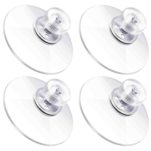 【商品概要】【セット内容・素材】透明プラスチックネジ付き吸盤4個、柔らかく厚手のPVC材料で作られ、美観、頑丈、防水、軽量、耐久性がある。【使いやすい】透明吸盤は使いやすい。ガラス表面を清掃し、吸盤をその上に押し当てて、下の空気を除去します...