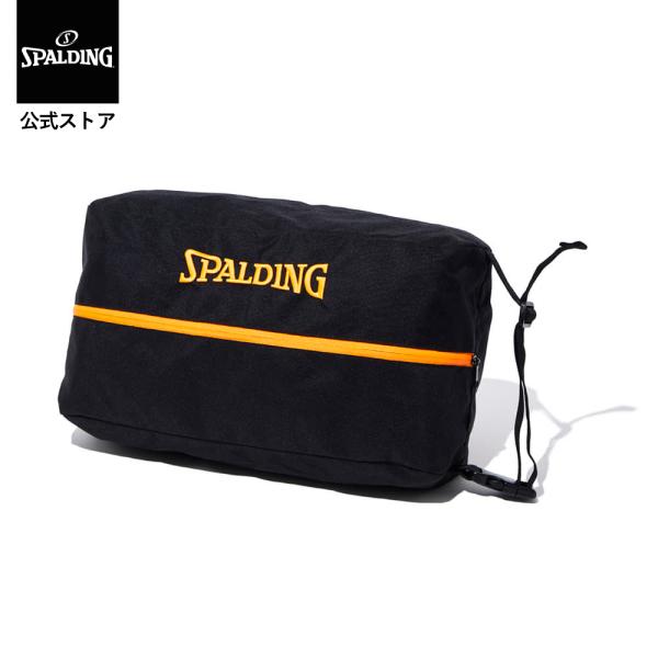 SPALDING スポルディング 公式 シューズバッグ ネオンオレンジ 42-002NO シューズケース 靴入れ 運動靴 靴袋 シューズ袋 小学校 中学校 部活 大人 トレーニング