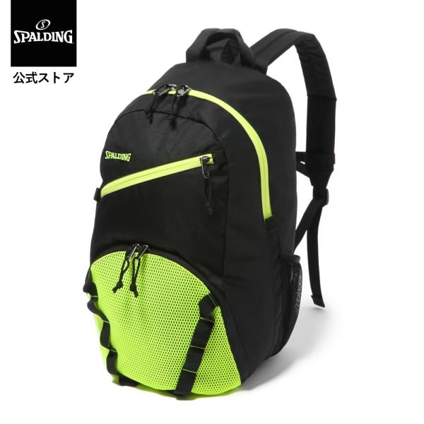 スポルディング(SPALDING)ハーフデイ ブリーズ ブラック×ライムグリーン リュック 42-014LG(Men’s、La… SPALDING（スポルディング） 公式 ハーフデイ ブリーズ ブラック