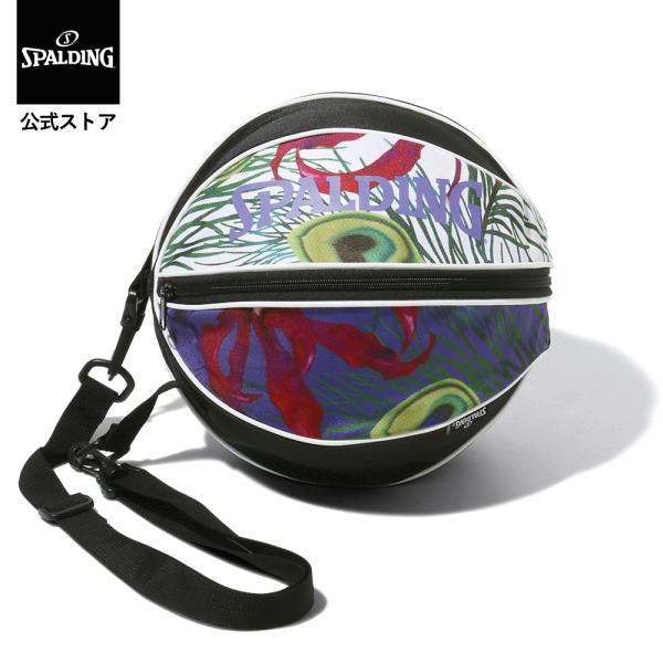 ●サイズ：直径27●素材：ポリエステル●孔雀の羽や色鮮やかな花を散りばめたトロピカルなパターンを用いたシリーズ。●7号球を1球収納可能なボールバッグ。（5号球、6号球も収納可能）●バックル付で他のバッグに接続可能。【outlet】【ball...