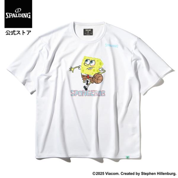 SPALDING スポルディング 公式 Tシャツ スポンジ・ボブ ドリブル