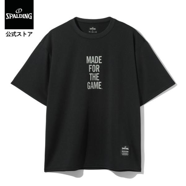 スポルディング 公式 Tシャツ メイド フォー ザ ゲーム ロゴ SMT26104 吸水速乾 UVカット バスケットボール