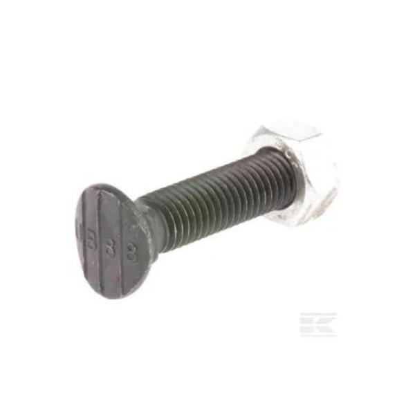 オリーブヘッド根角ボルトM12×60 ナット付 / サドルボルト根角M12×60 ナット付 全ネジ【10組】バイブロフレックス・ヘビーカルチ爪 対応