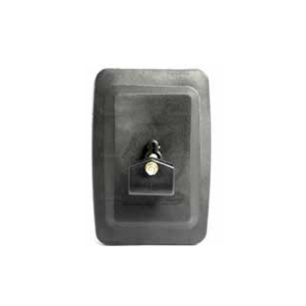 【トラクター汎用ミラー】 凸型鏡 広角用 高さ253mm/幅153mm 取り付けアーム径14-20mm【要在庫確認商品】