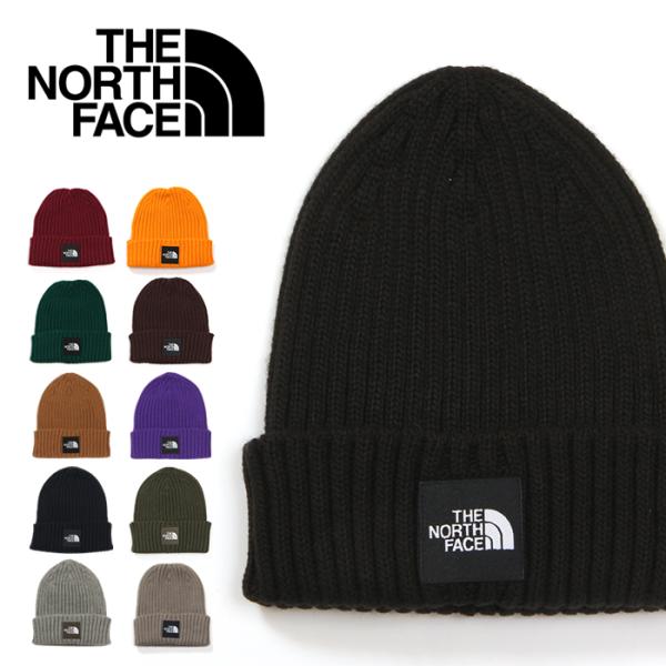 ノースフェイス ニット帽 メンズ レディース THE NORTH FACE カプチョリッド ニットキャップ 帽子 ビーニー スクエア ロゴ