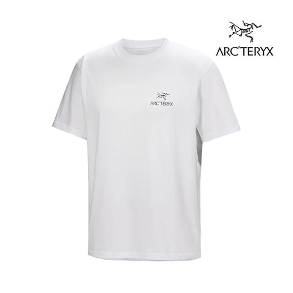 ARC'TERYX アークテリクス クラッグ SL コットン バード ワード ショートスリーブ シャツ KRAGG SL COTTON BIRD WORD SS WHITE LIGHT / BLACK X000009535
