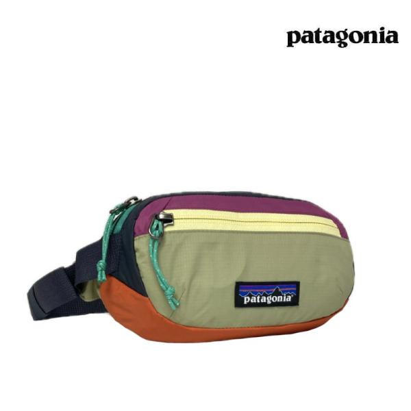 PATAGONIA パタゴニア テラヴィア ミニ ヒップ パック 1L TERRAVIA MINI HIP PACK 1L PWGT PATCHWORK: GUMTREE GREEN 49448 軽量 コンパクト 収納可能