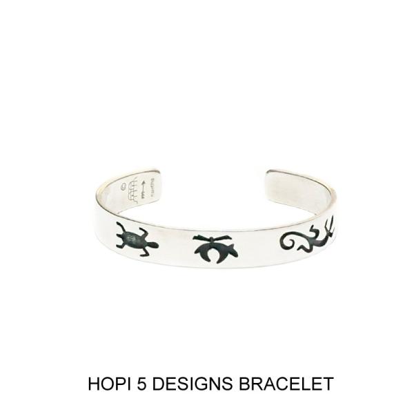 HOPI ホピ インディアン 5 DESIGNS OVERLAY BRACELET ブレスレット