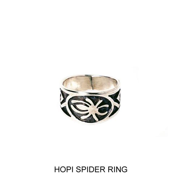 ホピ族 Hopi スパイダーバングル シルバー ブレスレット 蜘蛛　5439 ホピ族 Hopi スパイダーバングル シルバー ブレスレット 蜘蛛 5439