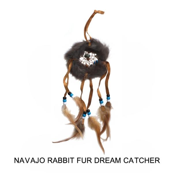 NAVAJO ナバホ インディアン NAVAJO RABBIT FUR DREAM CATCHER ラビット ファー ドリームキャッチャー