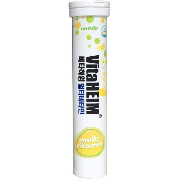 VitaHEIM ビタハイム　マルチビタミン　発泡ビタミン（オレンジ味）20錠入り multivitamin