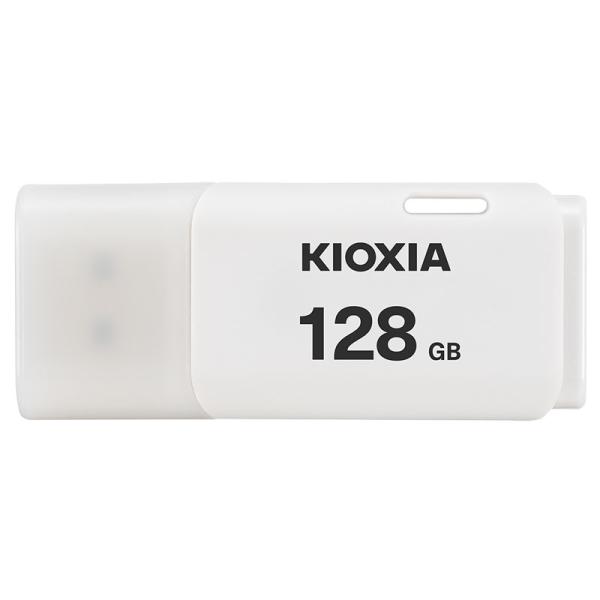 128GB USBメモリ USB2.0 KIOXIA キオクシア TransMemory U202 キャップ式 ホワイト 海外リテール LU202W128GG4 ◆メ