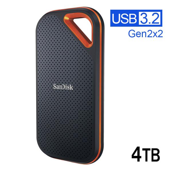 新品•未開封　SanDisk Extreme Pro 4TB ポータブルSSD Amazon | SanDisk 4TB Extreme Portable SSD - Up to 1050MB/s