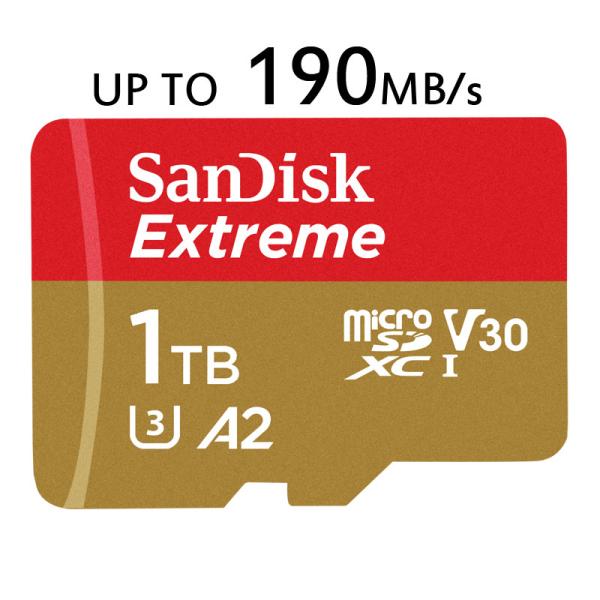 microSDXC 1TB SanDisk サンディスクUHS-I U3 V30 4K A2対応 Class10 R:190MB/s W:130MB/s  海外パッケージ 翌日配達送料無料 :SATF1T-QXAV-GN6MN:spdshop 通販 