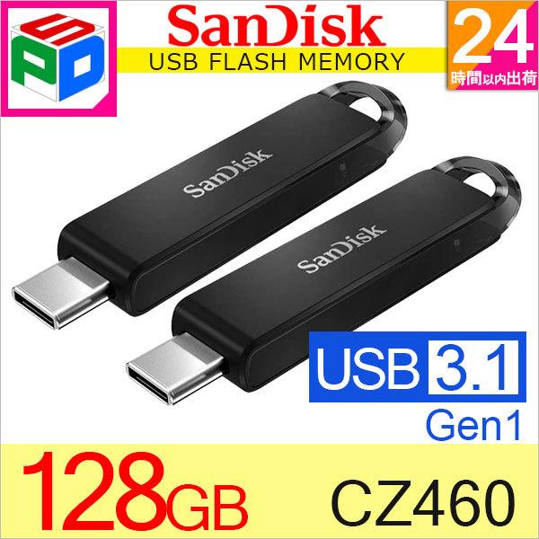 2g USB[ 128GB SanDisk TfBXN USB3.1 Type-C Gen1 Ultra XCh R:150MB/s 䂤pPbg sAi