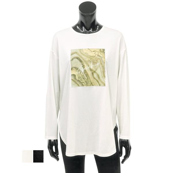 スペッチオ 長袖カットソー サイズ40 M - SPECCHIO（スペッチオ） 公式店 長袖 tシャツ レディース 大きいサイズ