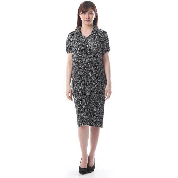 シャトルプリーツ モノトーンプリント ワンピース フォーマル Specchio スペッチオ 471 505 59 Specchio Pleats 通販 Yahoo ショッピング