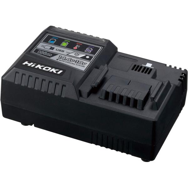 他サイト： ハイコーキ 純正 急速充電器 UC18YSL3 スライド式リチウムイオン電池 14.4V 18V 対応 USB充電端子付 バッテリー別売 HiKOKIの商品画像