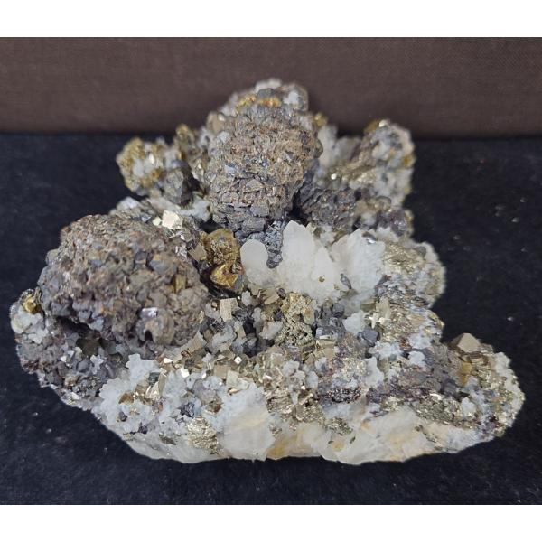 SPHALERITE(閃亜鉛鉱 黄鉄鉱)青森県尾太鉱山23003 : ラピス - 通販 