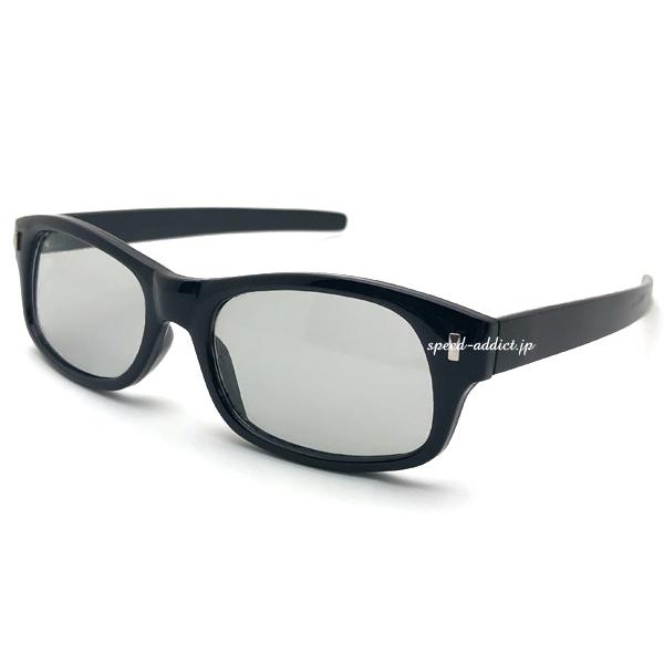 STRAIGHT TEMPLE BIKER SHADE BLACK × LIGHT SMOKE/バイカーシェードライトスモークレンズバイク用眼鏡サングラスモーターサイクルデン