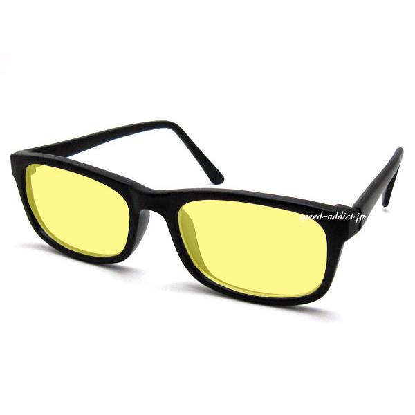 OLD SKOOL BIKER SHADE 艶消しBLACK × LIGHT YELLOW/オールドスクール 