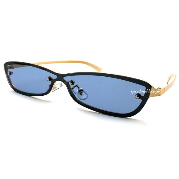 ジャガーの眼 一眼 METAL CAT'S EYE SUNGLASS GOLD × BLUE/メタルキャッツアイ
