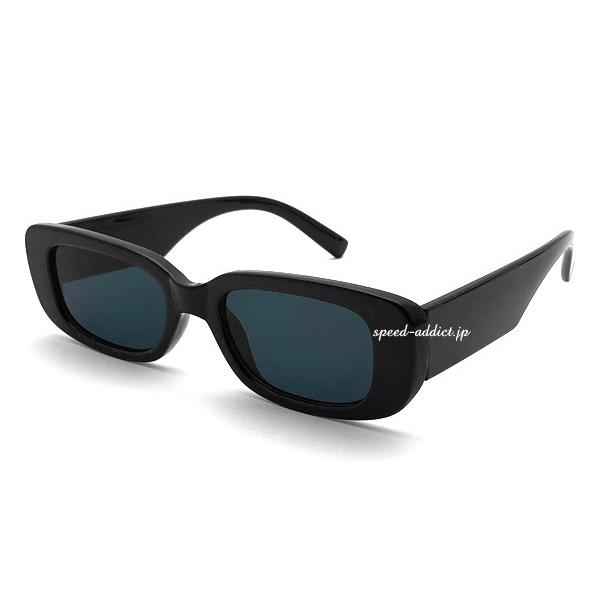CHICANO SQUARE NARROW SUNGLASS BLACK × SMOKE/チカーノ CHICANO SQUARE NARROW SUNGLASS BLACK × SMOKE/チカーノ