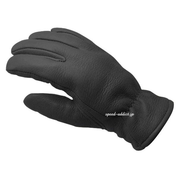 CHURCHILL レザー バイクグローブ MEDIUM 黒 CHURCHILL（チャーチル） CHURCHILL GLOVE BLACK/チャーチルグローブ黒