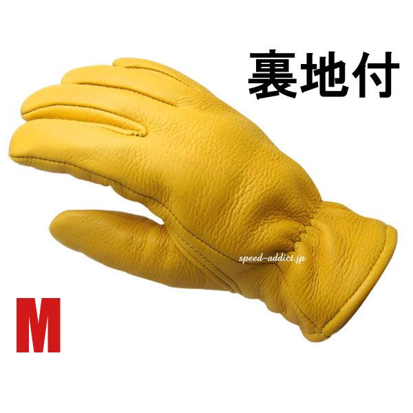 チャーチルグローブ ガントレット ゴールド イエロー 防水 裏地有 バイク CHURCHILL（チャーチル） CHURCHILL GLOVE 裏地付 GOLD M/チャーチル