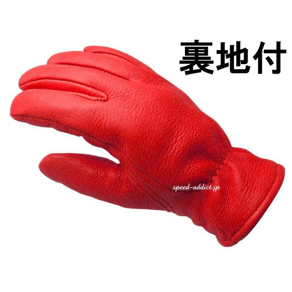 CHURCHILL（チャーチル） CHURCHILL GLOVE 裏地付 RED/チャーチル