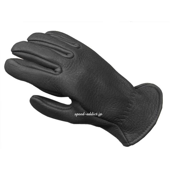 SULLIVAN GLOVE ELK ROPER BLACK/サリバングローブ黒ブラック裏地なし 