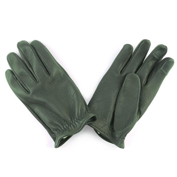 GMGのディアスキングローブショートリストGMG07 GMG DEER SKIN GLOVE ショートリスト GMG-07 GREEN/ショートグローブ