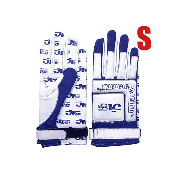 JT Racing USA VINTAGE RACING GLOVE WHITE × BLUE S/レーシング 