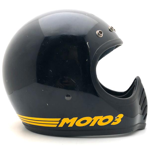 送料無料 BELL MOTO3 初期型 BLACK 58cm/ベルモト3黒ブラック